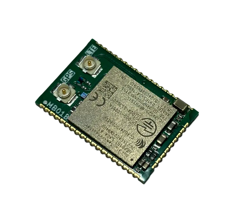 nRF9151 Micro Breakout front view — world's smallest Nordic nRF9151 full pin breakout board